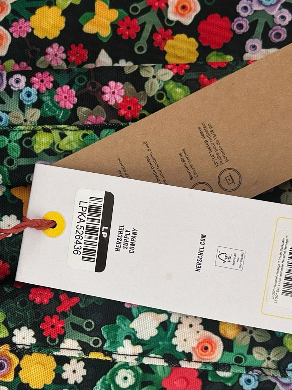 Herschel x LEGO Floral Backpack